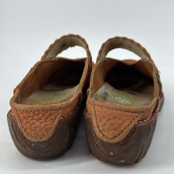 El Naturalista Burnt Orange Leather Slip-Ons - Picture 5 of 8